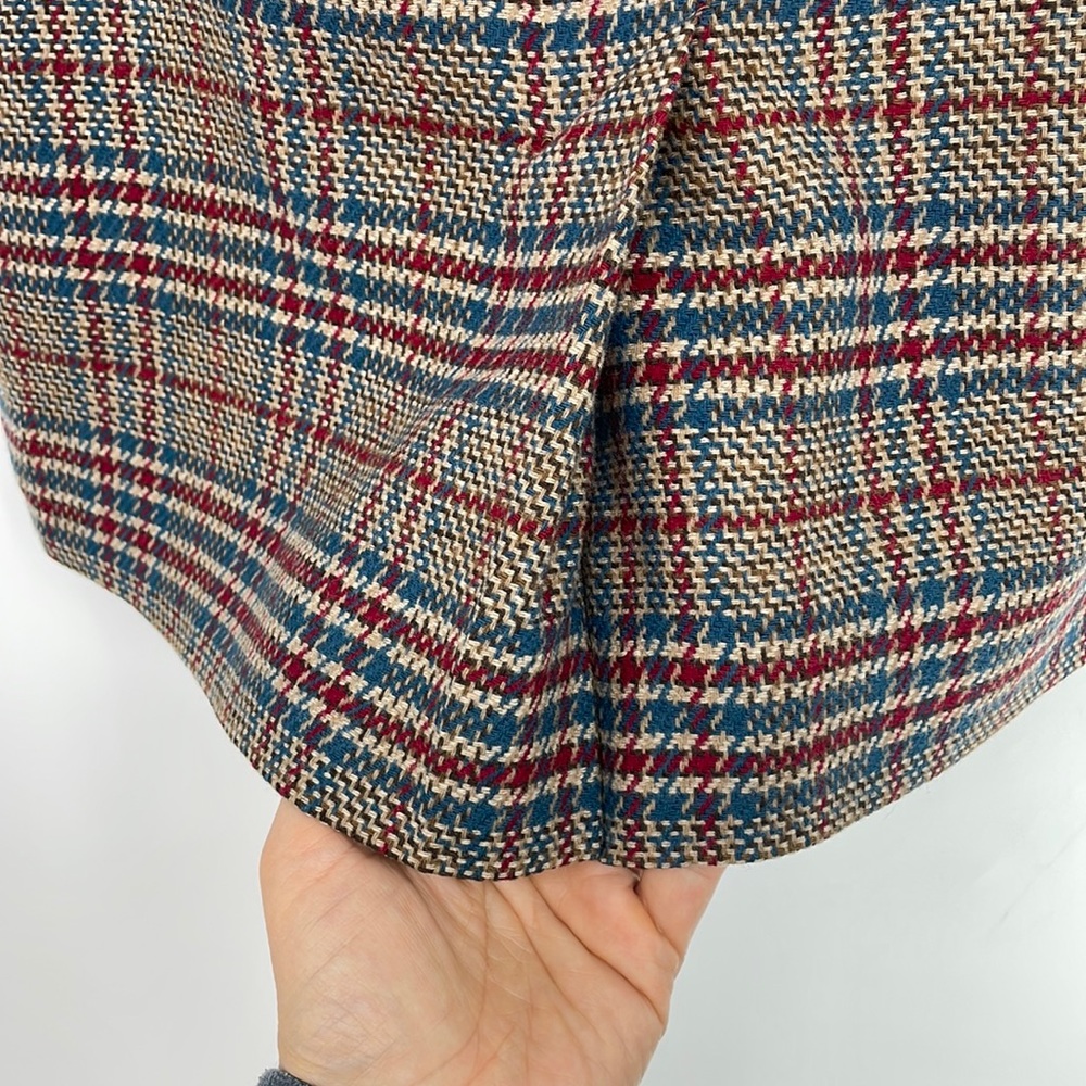 Pendleton Vtg Virgin Wool Tweed Plaid Cottagecore… - image 4